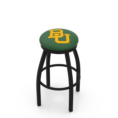 30 Blk Wrinkle Baylor Swivel Bar Stool,Accent Ring